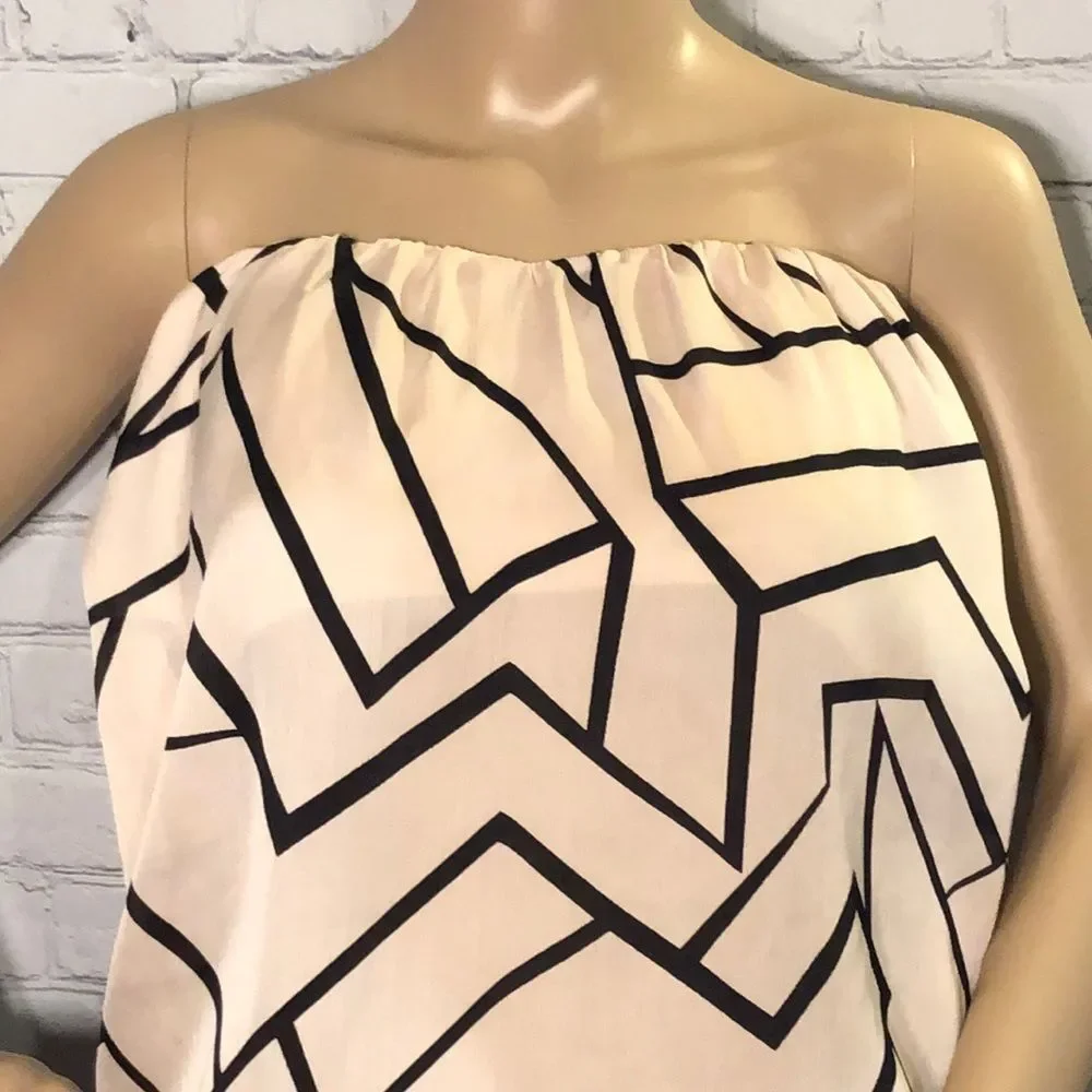 Papaya Strapless Blouse with Built In Bra S - Picture 2 of 11